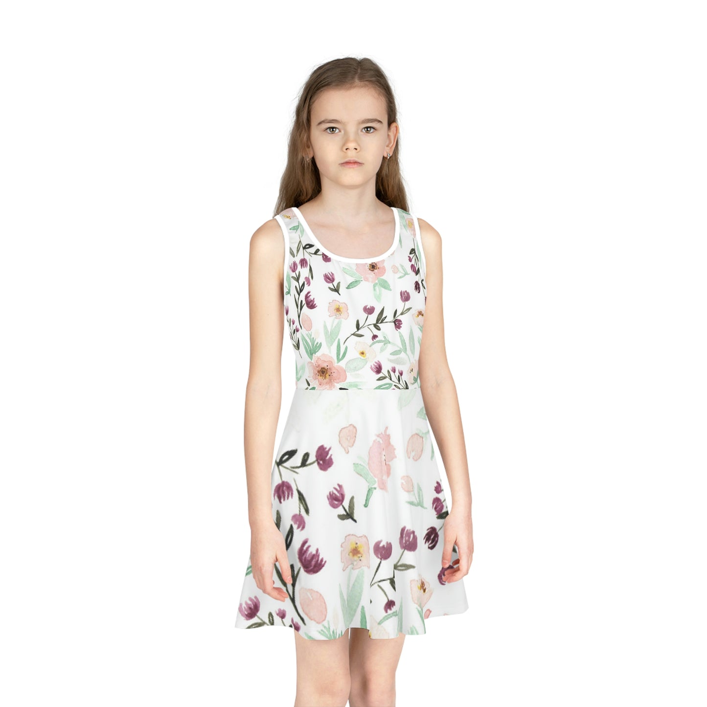 Jil A Little Girls' Sleeveless Sundress (AOP)