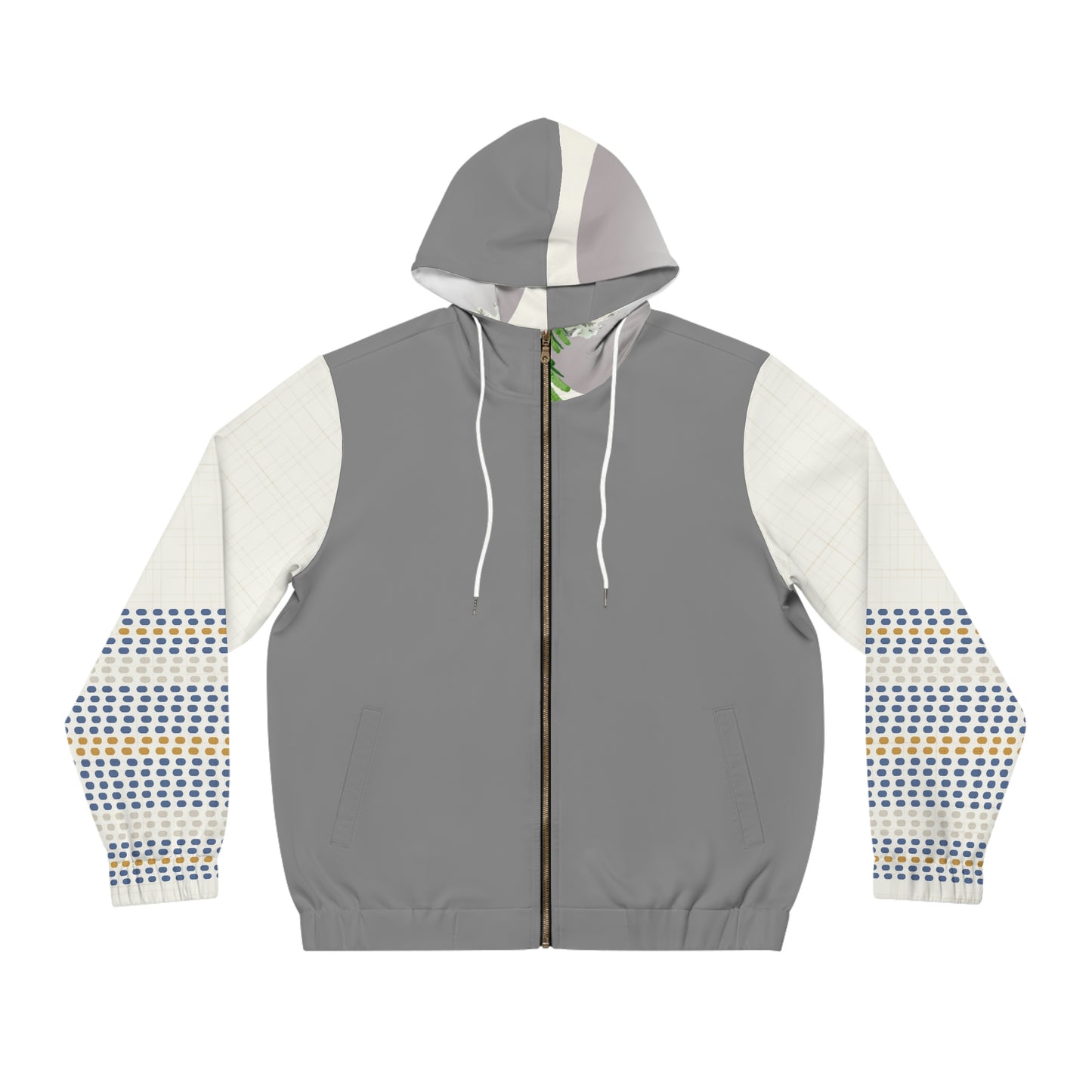 Cappy Men's Full-Zip Hoodie (AOP)