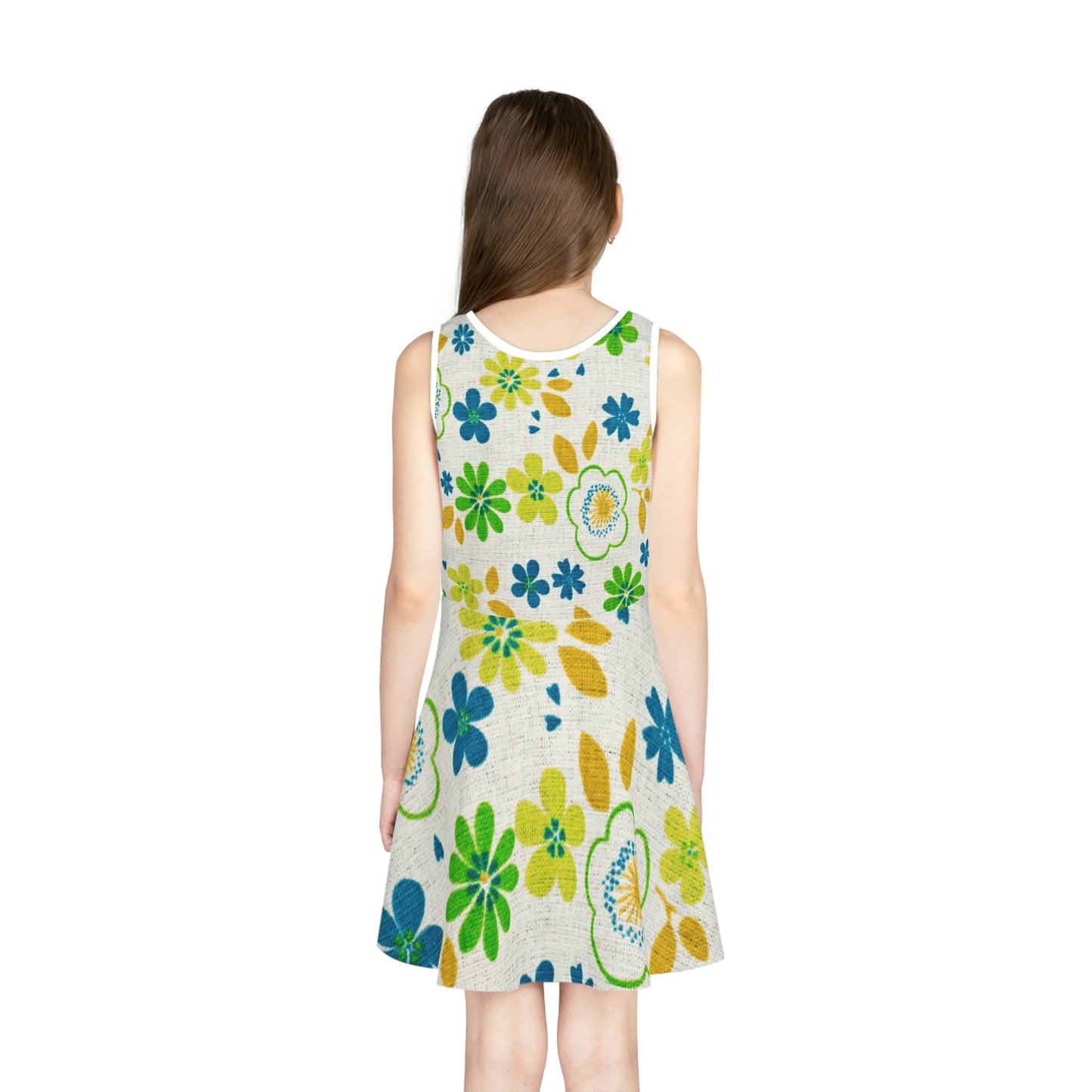 Jil A Little Girls' Sleeveless Sundress (AOP)