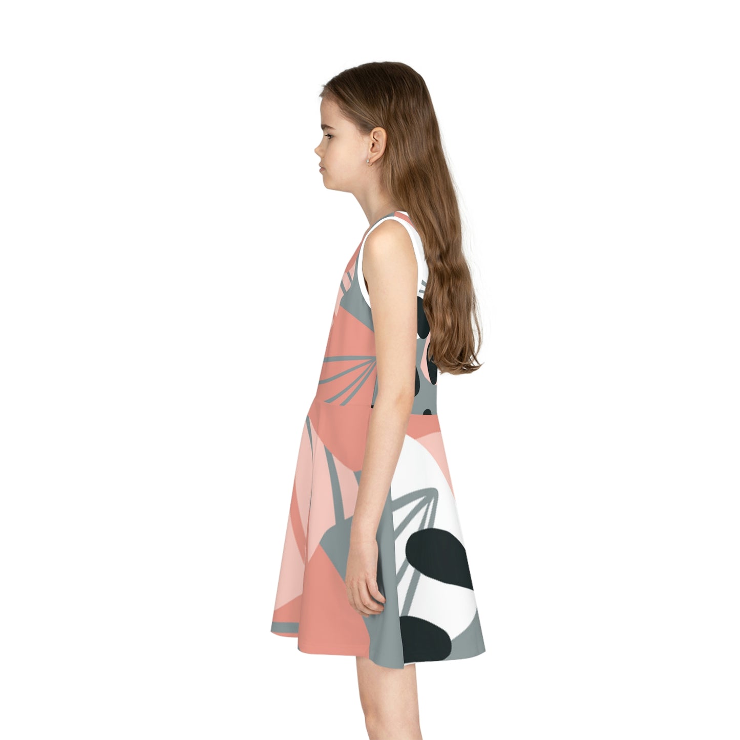 Jil A Little Girls' Sleeveless Sundress (AOP)