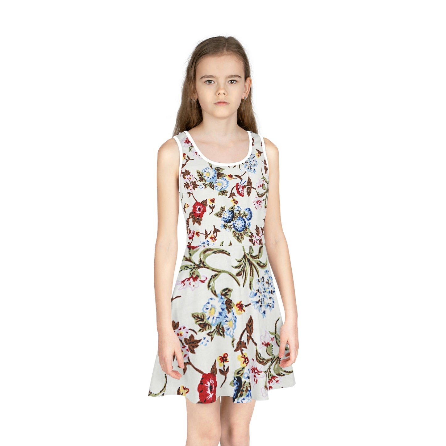 Jil A Little Girls' Sleeveless Sundress (AOP)