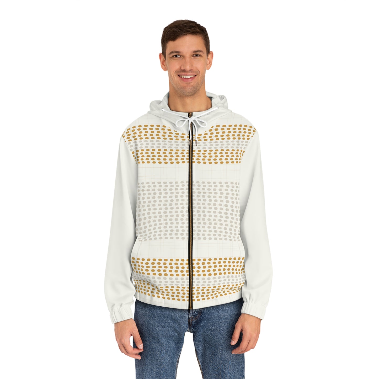 Cappy Men's Full-Zip Hoodie (AOP)