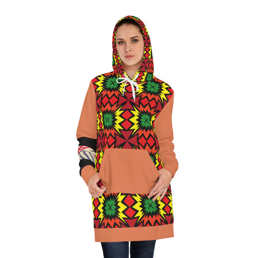Birds of a Feather Women's Hoodie Dress (AOP)