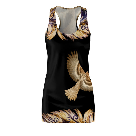 Birds of a Feather Women's Cut & Sew Racerback Dress