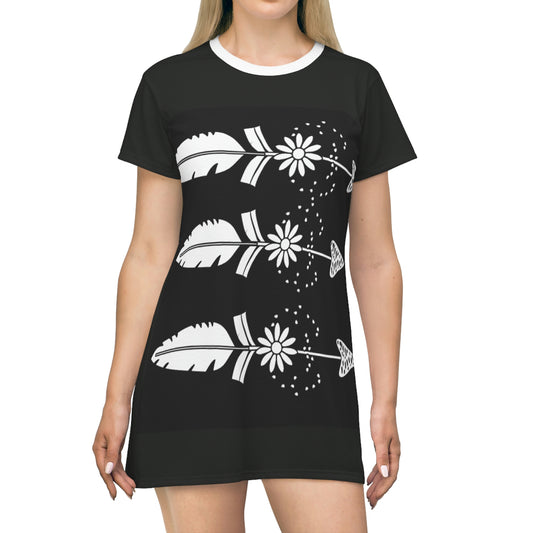 Birds of a Feather Women's  T-Shirt Dress