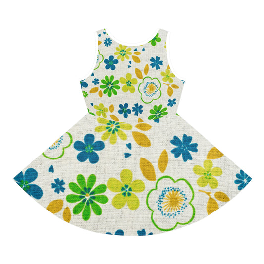 Jil A Little Girls' Sleeveless Sundress (AOP)