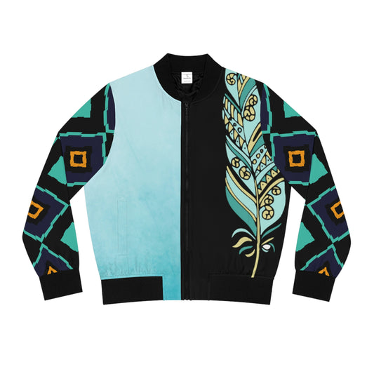 Birds of a Feather Women's Bomber Jacket (AOP)