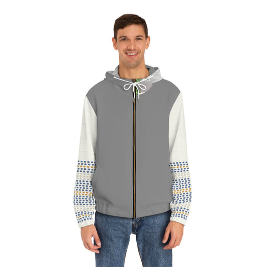 Cappy Men's Full-Zip Hoodie (AOP)