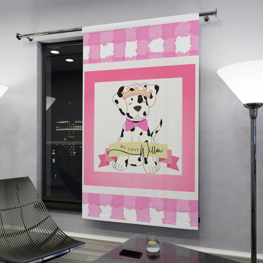 My Love Willow Window Curtains (1 Piece)
