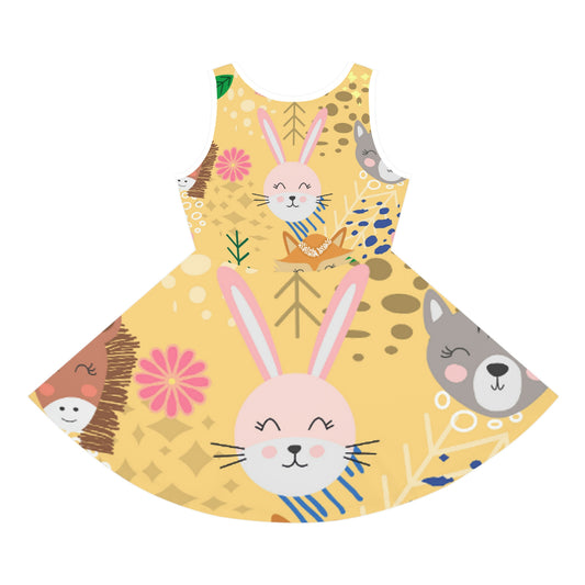 Jil A  Little Girls' Sleeveless Sundress (AOP)